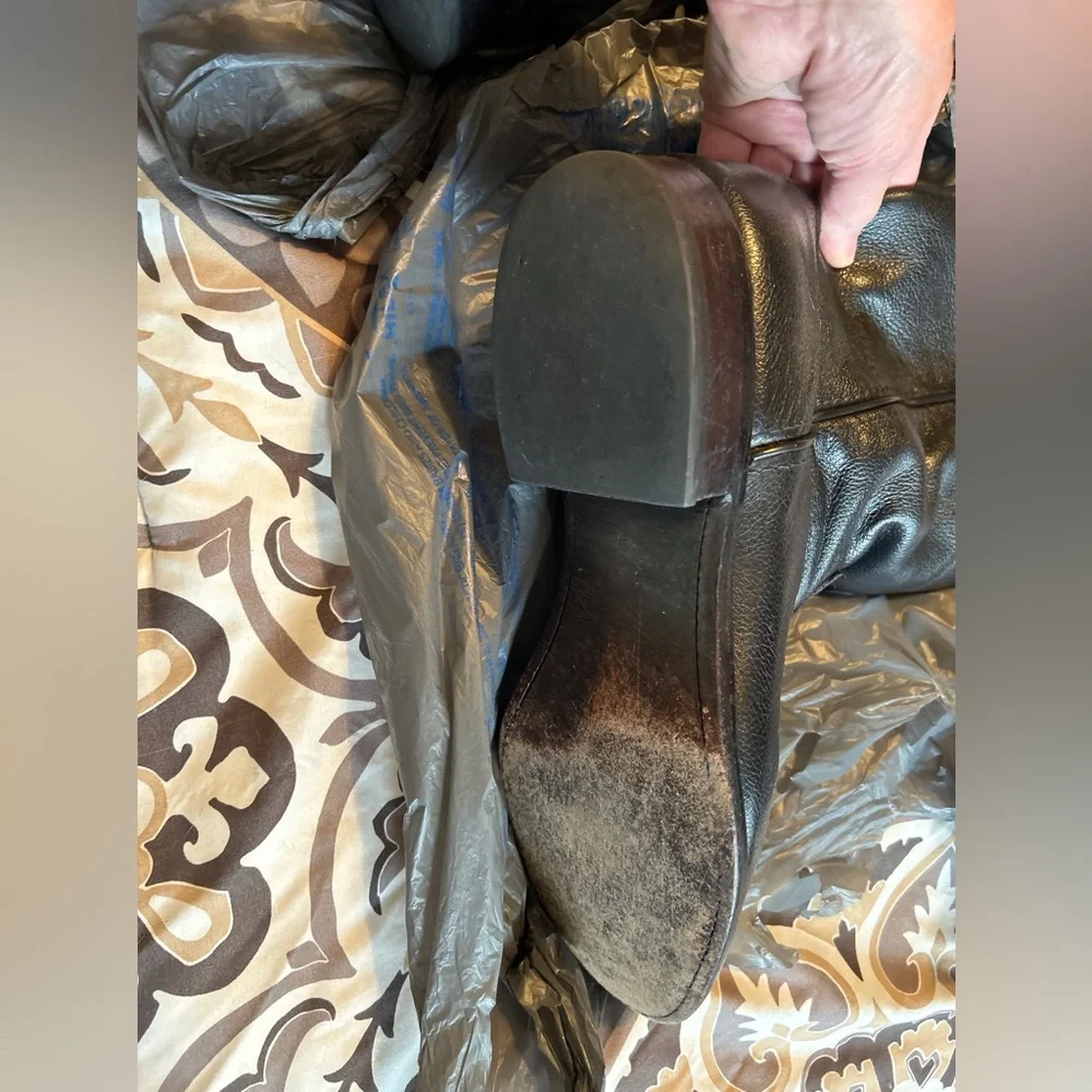 Leather Western Roper Boots